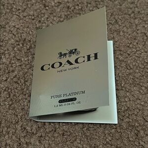 ❗️LAST 1❗️🤎5 For $25🤎 COACH PURE PLATINUM Men’s Fragrance Sample